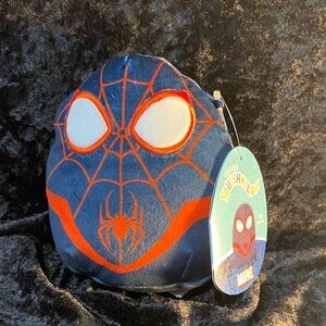 Marvel Miles Morales Blue and Red Plush Squishmallow Style Stuffed Toy